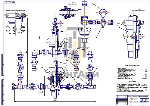 Специальная обвязка устья 2АУ-700